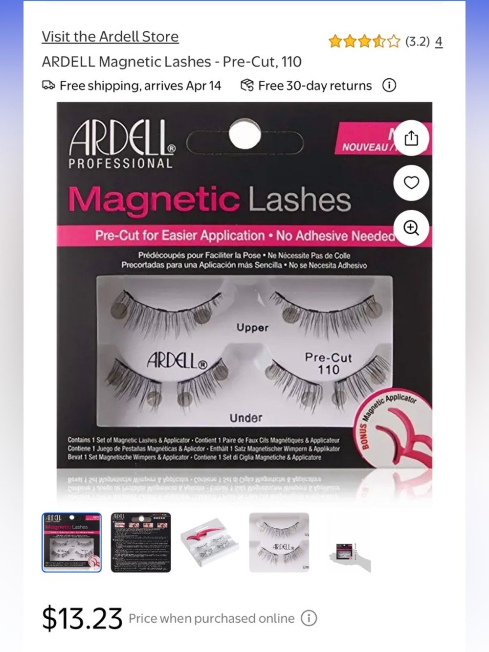 🔥 8 Bundle Deal! Ardell Magnetic Lashes Double Demi Wispies  – $25 - Picture 4 of 6
